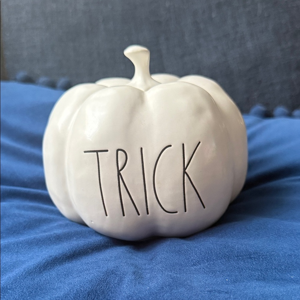 Rae Dunn White Pumpkin Decor